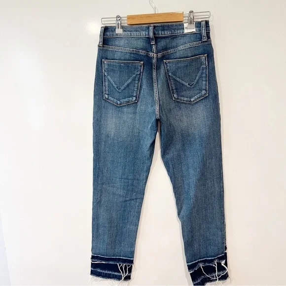 HUDSON Zooey High Rise Straight Leg Crop Jeans